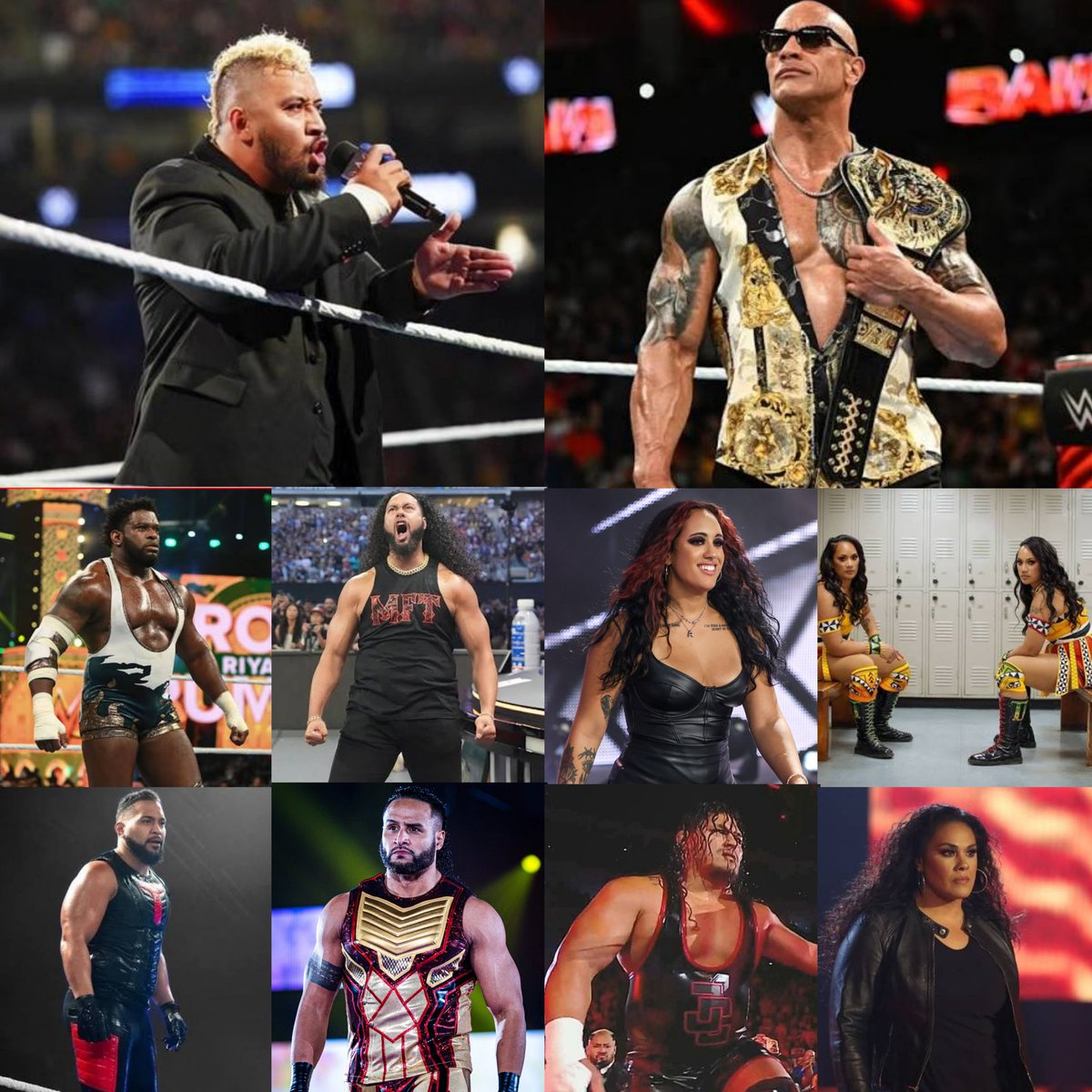 WingboyMartin's tweet photo. @TheRock @WWERomanReigns @TheREALRIKISHI
The Bloodline vs The MFT's
@TripleH #Bloodline #MFT #Family #TheRock #TheFinalboss #TribalChief https://t.co/HKatNws800