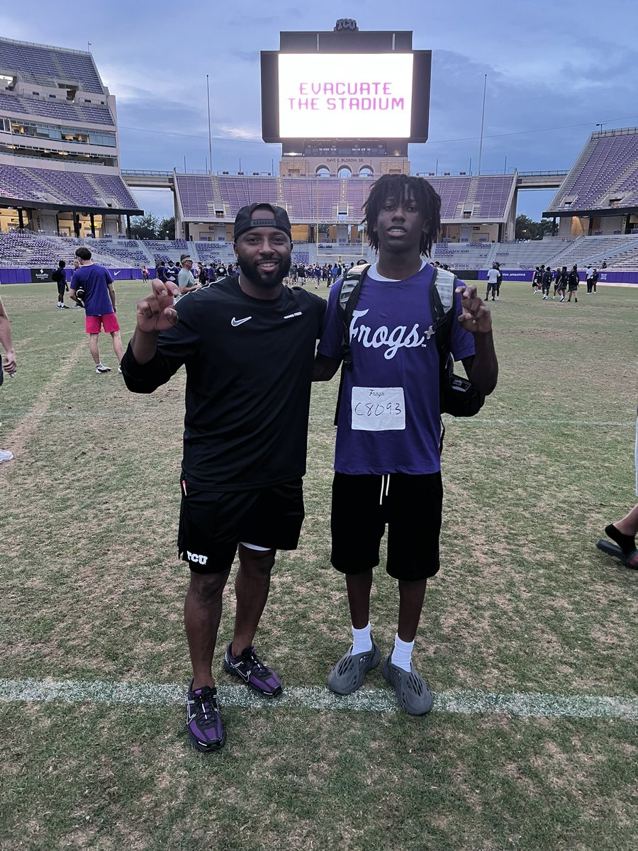 JordanOshideko's tweet photo. Thank you @TCUFootball for the opportunity to compete and learn today at the DFW showcase https://t.co/s3oKXKdffb