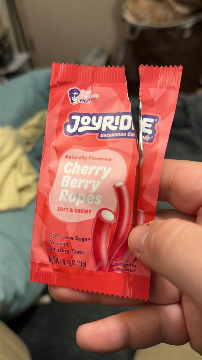 xRevvs's tweet photo. @RyanTrahan I would give my left leg for a year supply of Joyride https://t.co/hutxVF5b4W