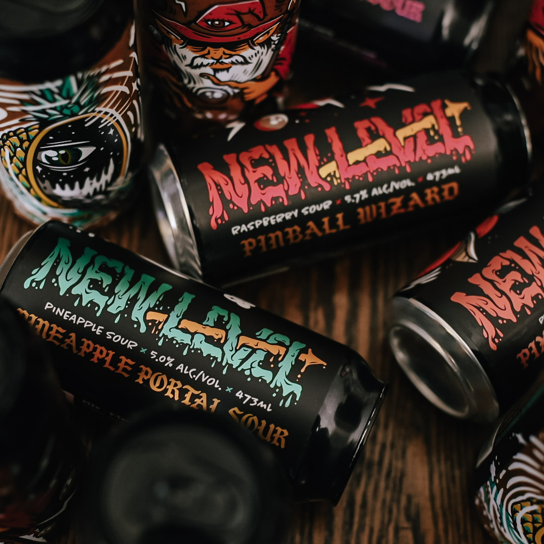 newlevelbrewing's tweet photo. Friday loot drop. 🍍🍑🍒 Four real-fruit sours, one variety pack, and a whole weekend ahead of you. Which flavour are you grabbing first? #REIGNINBEER https://t.co/p7osxKKyHo