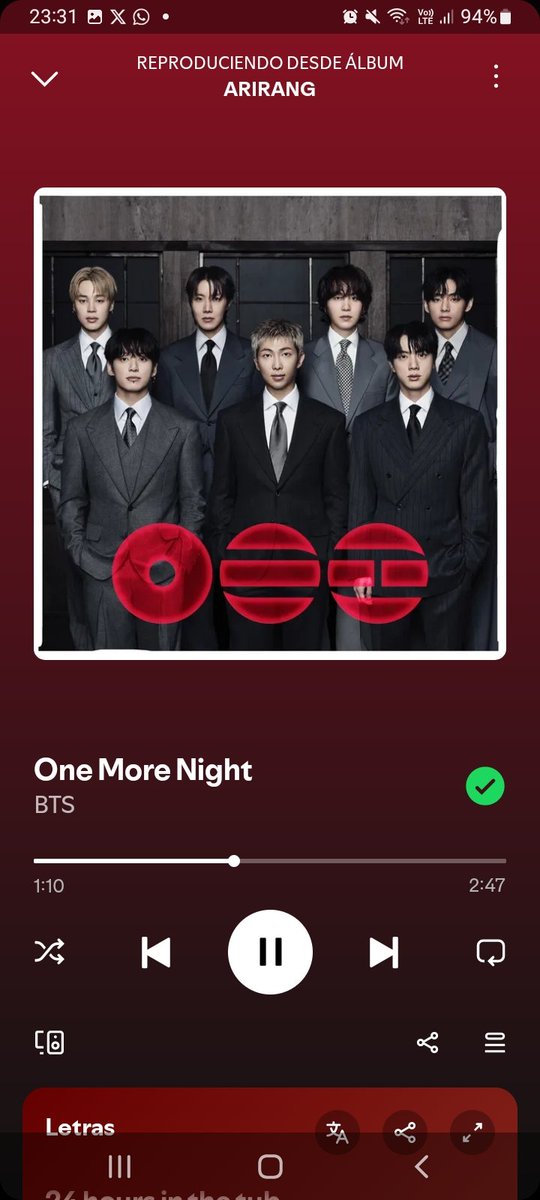 Patry1216's tweet photo. @Yoobie_Mimi Mi SS de One More Night 
#BTS_ARİRANG https://t.co/YrEiBXH0Y9