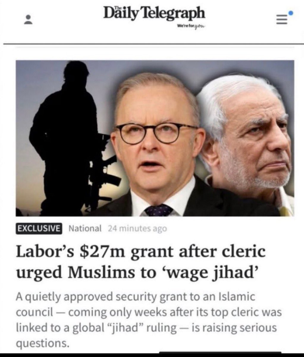 JamesAnth5's tweet photo. @PeterCronau Islam selected Labor as their vehicle.
Even ‘good muslims’ demand Halal &amp; Sharia Law. https://t.co/Pm9PziKOvS