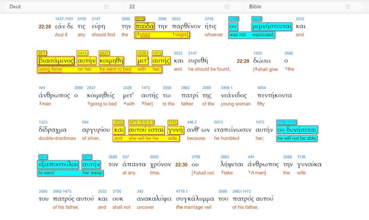 yrnISA23's tweet photo. @clippedszn Why does pre-incarnate Jesus command that prepubescent girls who are raped have to marry their abuser for 50 shekels? In deutronomy 22:28 https://t.co/75o7Fo2WeO