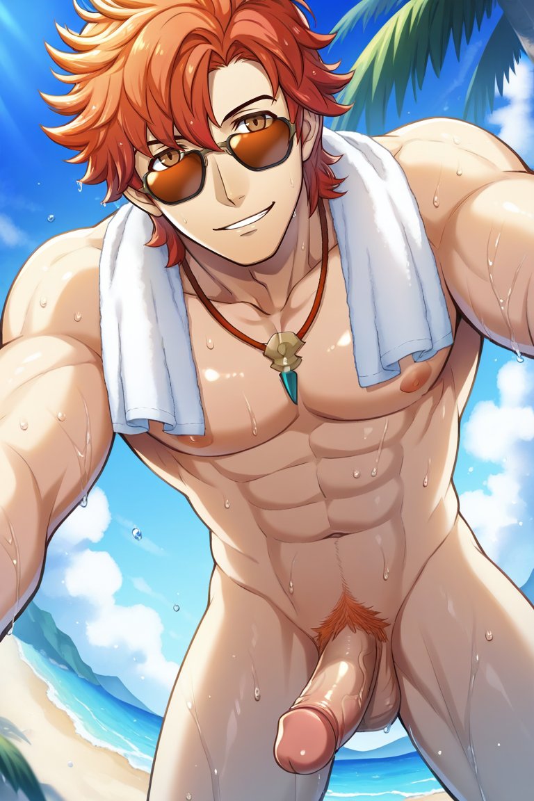 IkemenLover69's tweet photo. Sylvain (Fire Emblem) - Hanging With Tens
 Another one for the Bday Train!~
https://t.co/0I3pV4pCDW #R18 #NSFW #AiArt https://t.co/sM5Naw3GnT