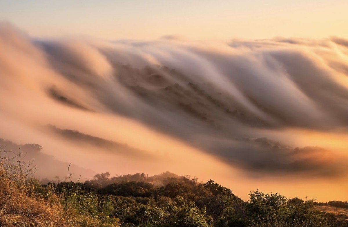 bay_photography's tweet photo. It’s cloudfall season in Malibu. I’ve spent countless hours chasing the marine layer as it dips into the valley at sunset. Such a mesmerizing sight. https://t.co/LQpNzCHBYD