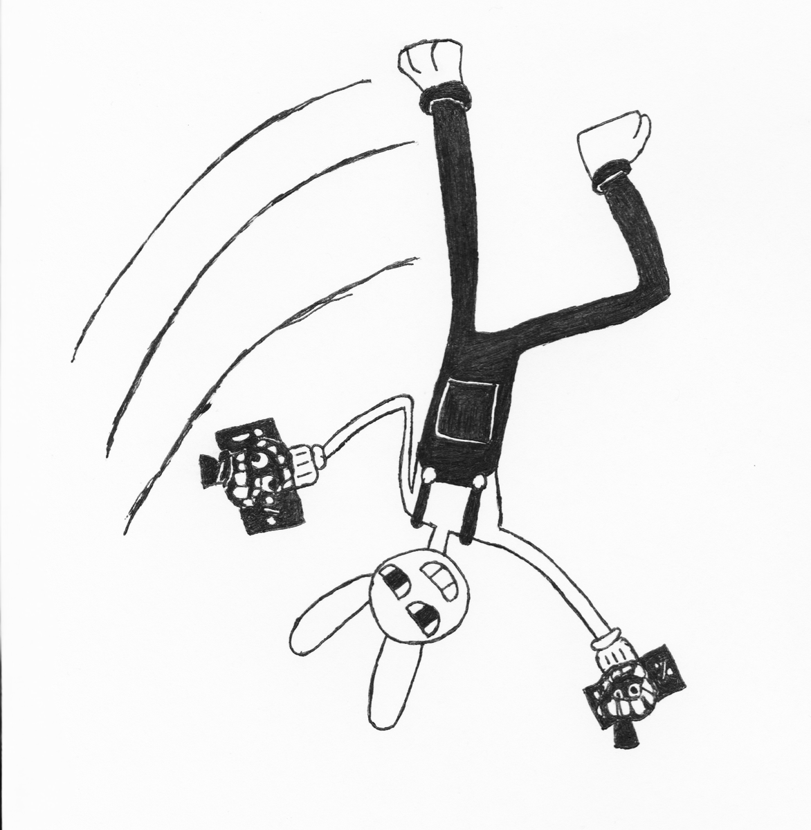 InkBlotToons's tweet photo. Jax can do all kinds of flips.

#inktober #inktober52 #inktober2026 #inktober522026 #inktoberflip #inktober52flip #inktober52flip2026 #flip #jax #TADC #TheAmazingDigitalCircus #digitalcircus #cartoon #drawing #doodle #traditional #traditionaldrawing #lineart #art #illustration https://t.co/4U3fz1gKG7