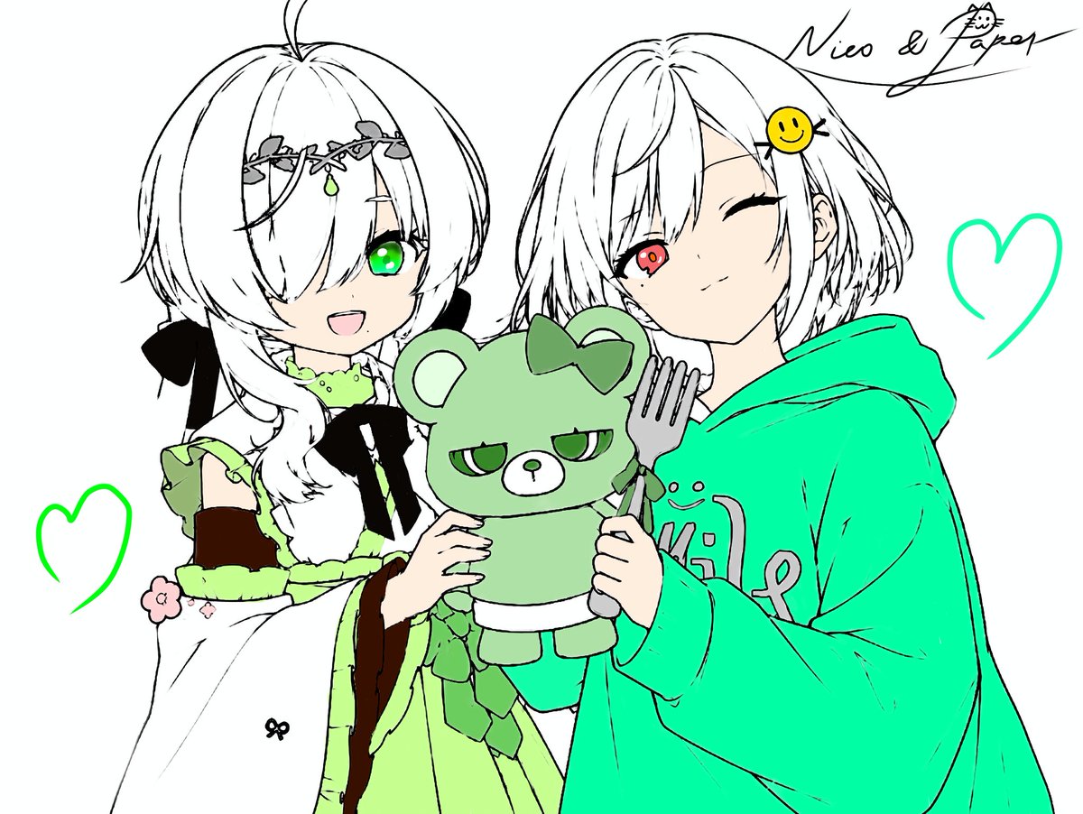 nicochanpic's tweet photo. #紙絵師展

夢みがちなおそろ https://t.co/pEq4F8qNbh