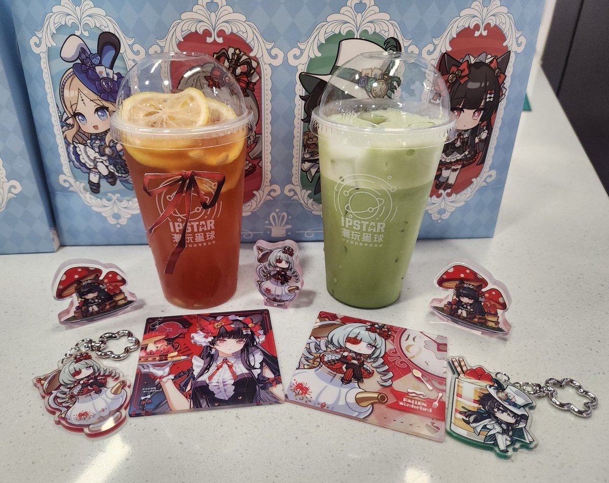 atsudaan's tweet photo. Wuthering Waves X IPSTAR 

Very lucky and happy with my pulls 🥹❤️ Been eyeing the chisa coaster since I saw it 🫶 https://t.co/CUVa5FhaBV