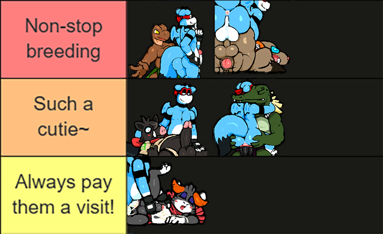 FullFrontalFrog's tweet photo. But what were your favorites? 🐸

Joe’s gotten into plenty of different positions with plenty of different characters, and some of the peeps on our Discord server have let us know which were the hottest! 👀

Create yours and share! https://t.co/fbMiSh7Aa8 https://t.co/jmuvZAf5mI