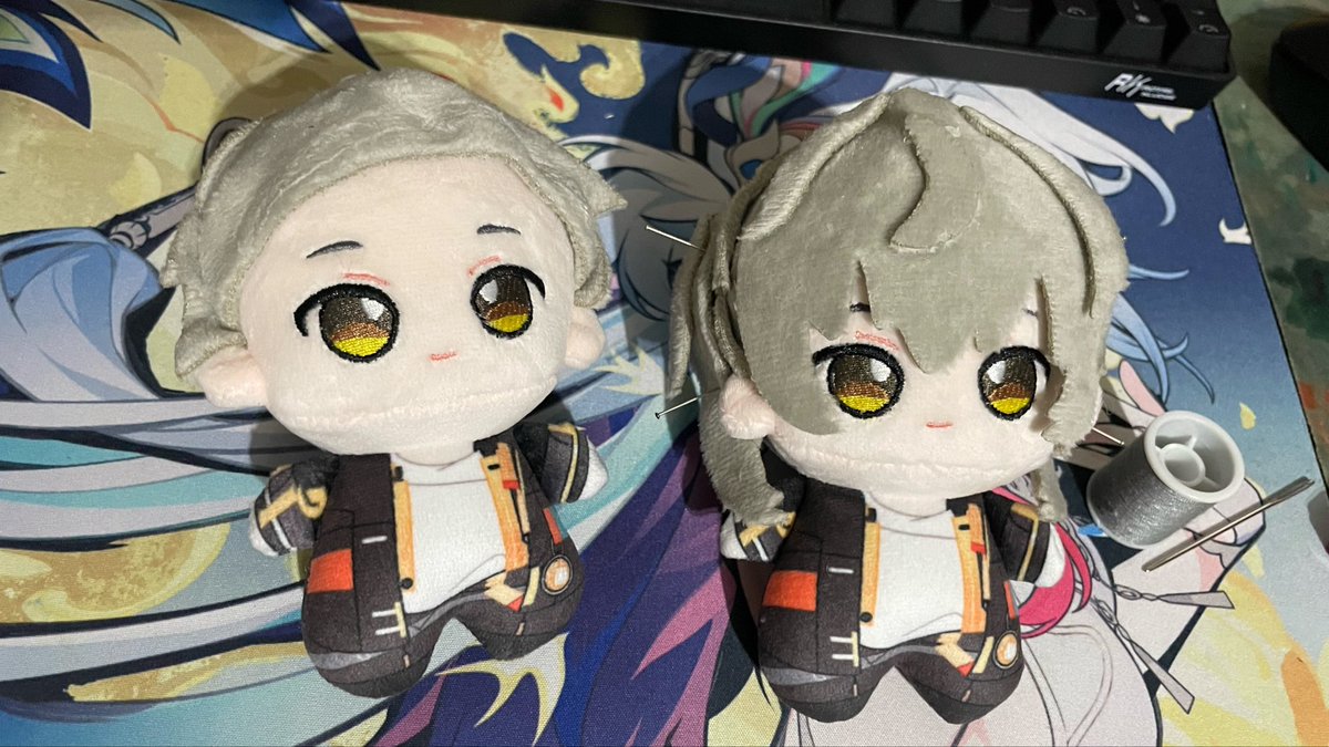 limbosava's tweet photo. I’m gonna try to sew her hair on but her head is hard as rocks so I might have to use glue… https://t.co/3MURRCEzIq