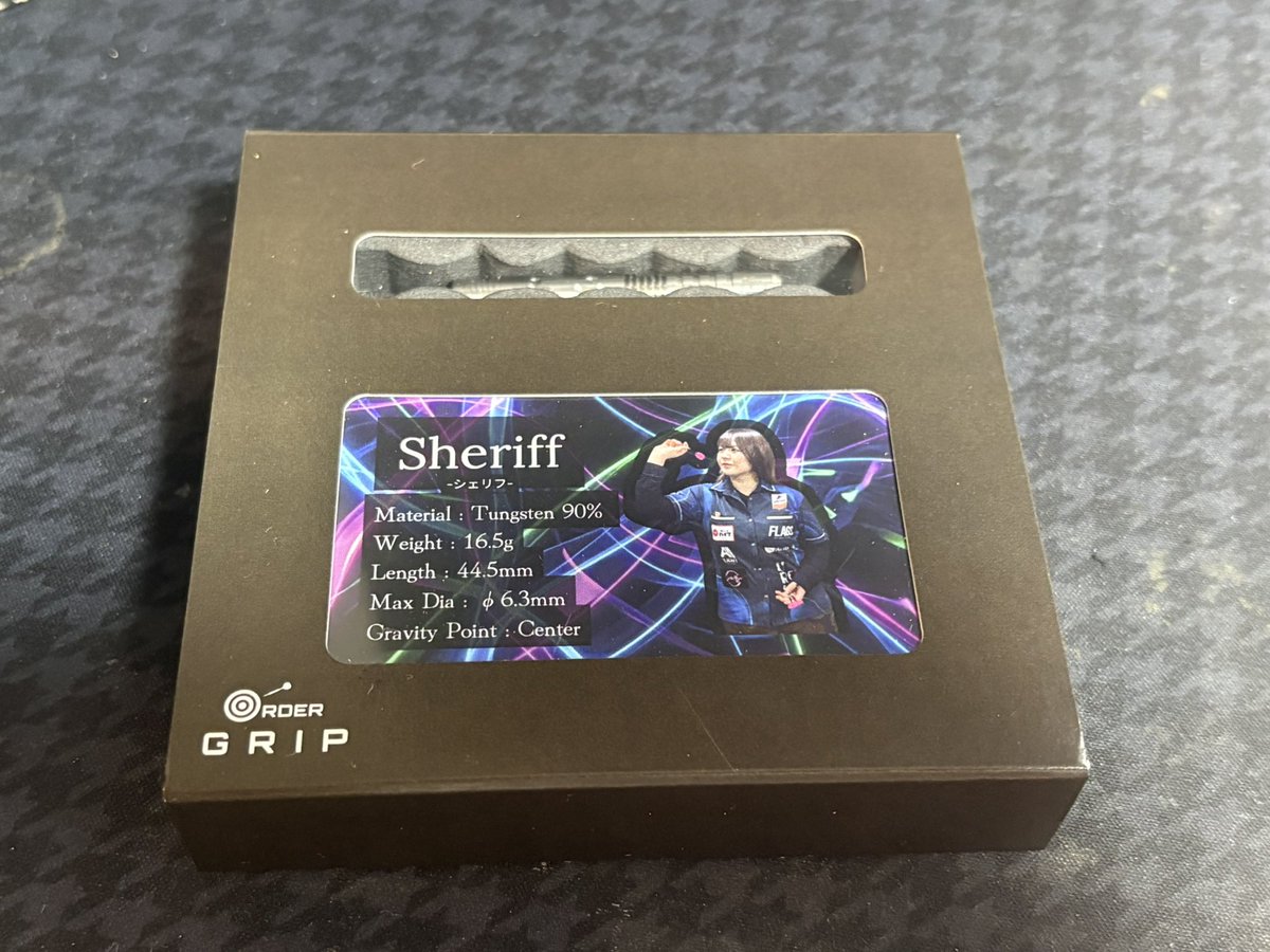 onigiri_osigoto's tweet photo. 届いた✌️
@unidarts54 
 #Sheriff https://t.co/1AfRW8ngQE