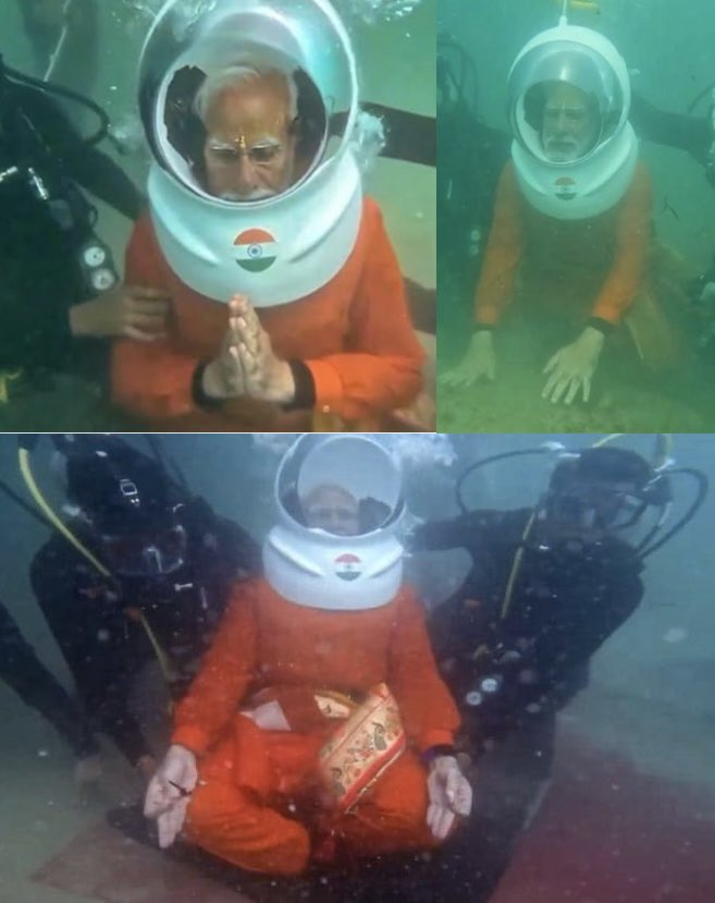 SirKazamJeevi's tweet photo. These images are circulating again.😅
My best memory of this underwater drama production - they put a RED CARPET on sea floor for him to sit🤣😂😅 https://t.co/dSAYdMx3Xh