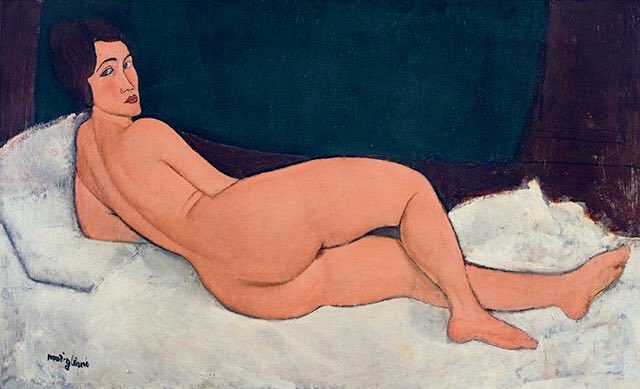SantiagoArwct5's tweet photo. Nu Couché Sur Le Côté Gauche, (Reclining Nude (On the Left Side), 1917 by Amedeo Modigliani
Private collection https://t.co/ZYkXwEZm7g