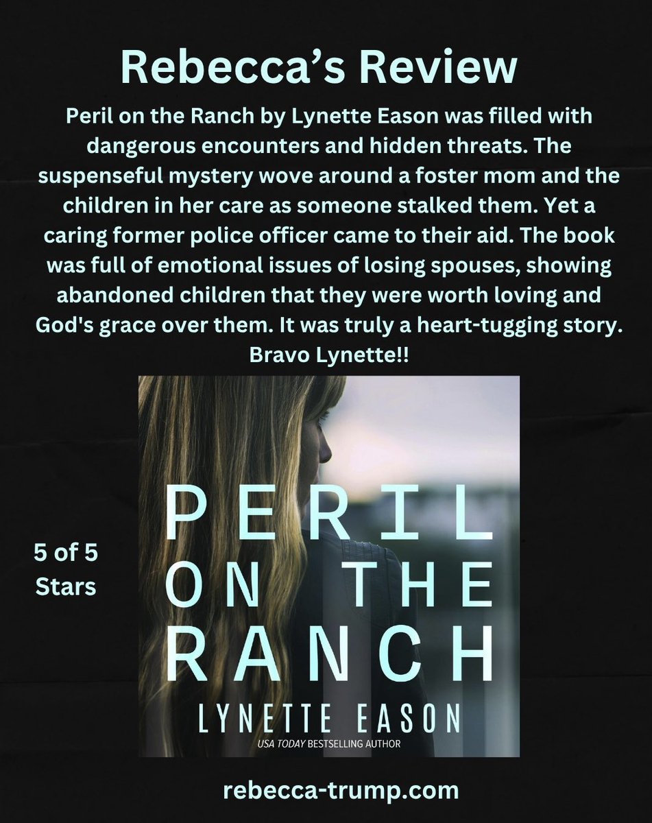 BeckyTrump's tweet photo. This heart-tugging  suspense is available now!! It’s by @lynetteeason so you know it’s good 😉👍

@harlequinbooks 
#loveinspiredsuspense 
#perilontheranch
#christianfiction https://t.co/OZCvGTd6db