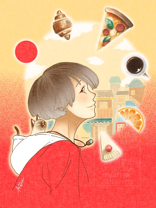 ハーモニー #illustration #イラスト