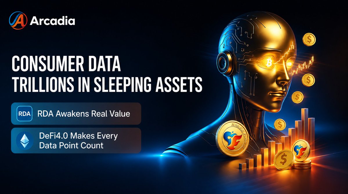 Arcadia_ENI's tweet photo. π‘ $Trillions in consumer data β and you own none of it.
Arcadia's RDA (Real Data Assets) puts your spending data on-chain, verified & immutable π
DeFi4.0 = consumers become stakeholders, not just spenders π
#Arcadia #RDA #DeFi4 #Web3 #DataOwnership https://t.co/ytRfb31DXA