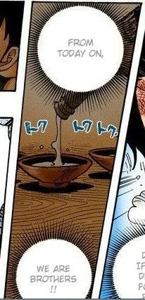 TERRORMANGA's tweet photo. @clown_yonko tem 3 copinhos de sake quando o ace lembra do passado na guerra antes de contar o passado deles. https://t.co/mgYfgEzYlb