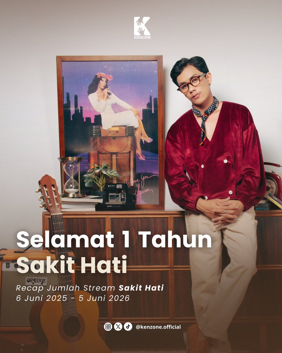 Kenzoneofficial's tweet photo. Terima kasih atas cerita, kenangan, dan perjalanan bersama dari awal sampai hari ini. SakTi akan selalu spesial di perjalanan musik Kenriz. Semoga terus bertumbuh, didengar lebih luas, dan selalu punya tempat pulang. 🤍✨

#KenrizSakti #1thSakitHatiKenriz #KenzoneOfficial #Kenriz https://t.co/pavAF7spmo