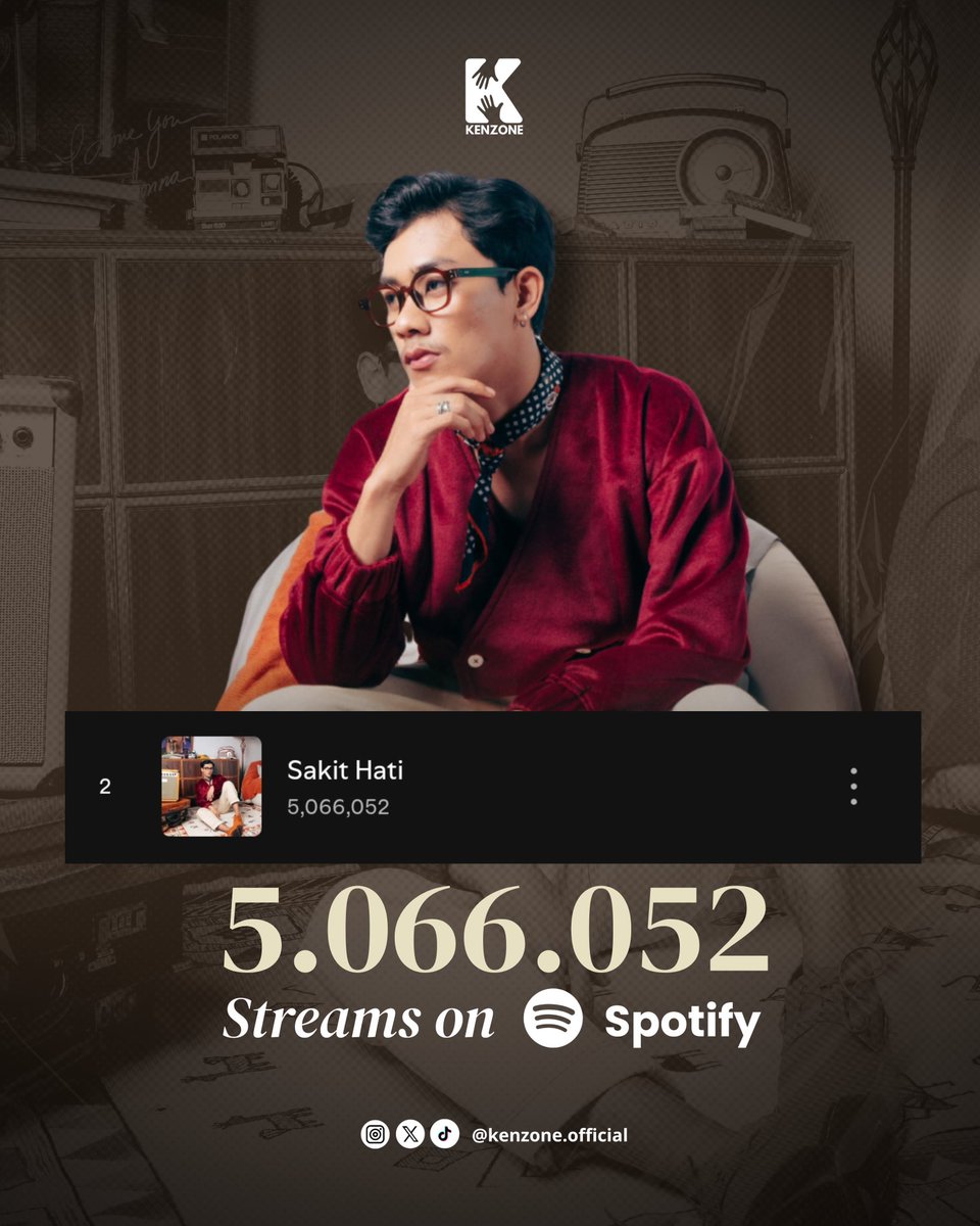 Kenzoneofficial's tweet photo. Terima kasih atas cerita, kenangan, dan perjalanan bersama dari awal sampai hari ini. SakTi akan selalu spesial di perjalanan musik Kenriz. Semoga terus bertumbuh, didengar lebih luas, dan selalu punya tempat pulang. 🤍✨

#KenrizSakti #1thSakitHatiKenriz #KenzoneOfficial #Kenriz https://t.co/pavAF7spmo