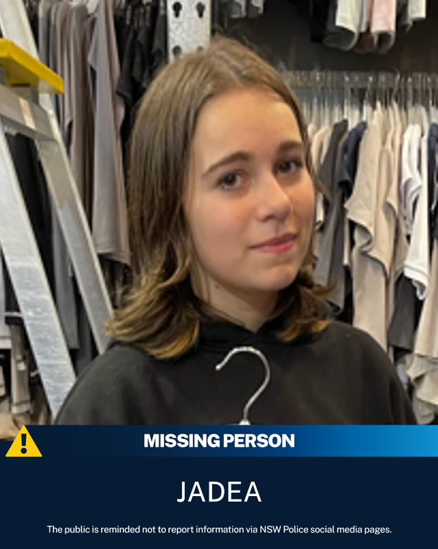 nswpolice's tweet photo. Can you help us find Jadea?

MORE INFORMATION ➡️https://t.co/SVBgv5TbK7 https://t.co/HNgwouZyT8