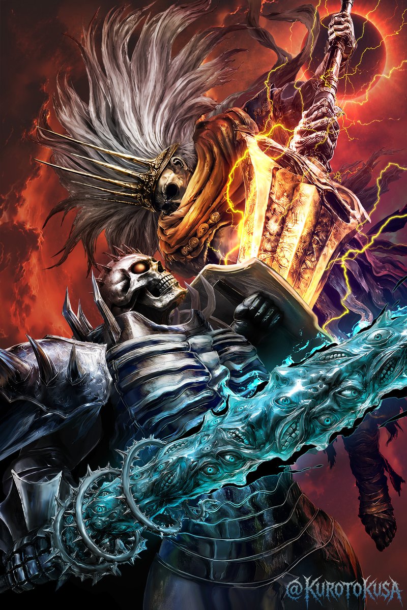 kurotokusa's tweet photo. Skeleton vs Mummy https://t.co/QbzNWAGmHU