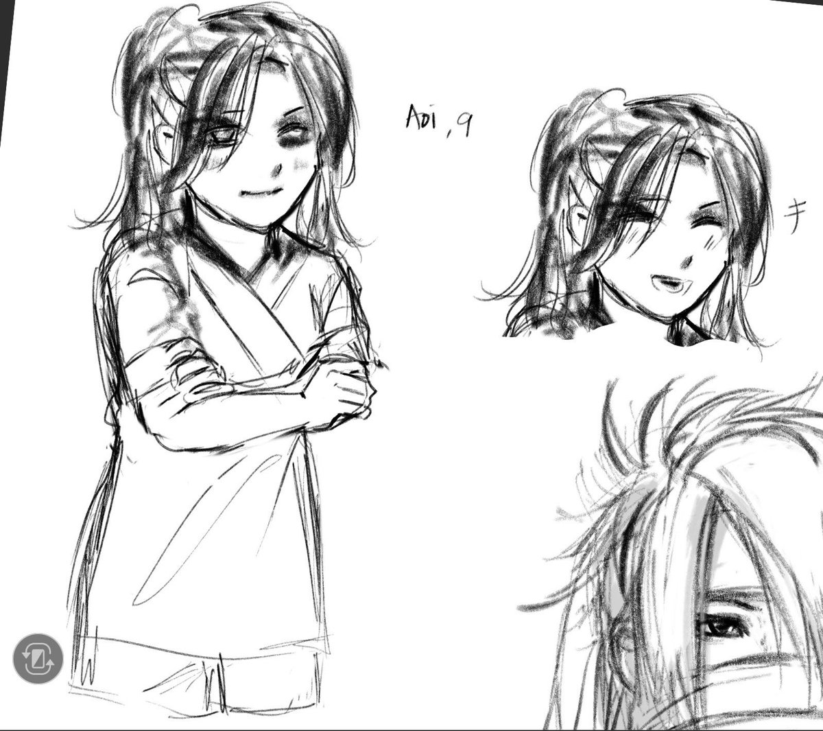 SugarStarcon's tweet photo. Old and new sketches from the historical AU lol (how many bands to give to Reita? Yes……..) https://t.co/QPBqw2QIYv