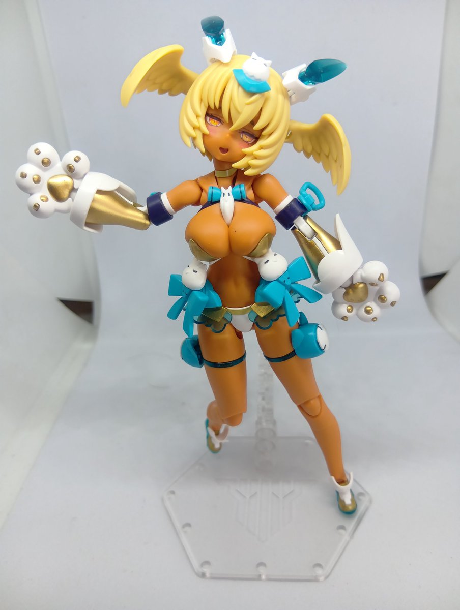 ZAM3gdgdbo2's tweet photo. #見てプラスキー
＃メガミデバイス
＃プニモフ

コスモード完成！後は武装だけですが。
部分塗装とスミ入れまで出来ました〰️ https://t.co/MeqKvwLIRL