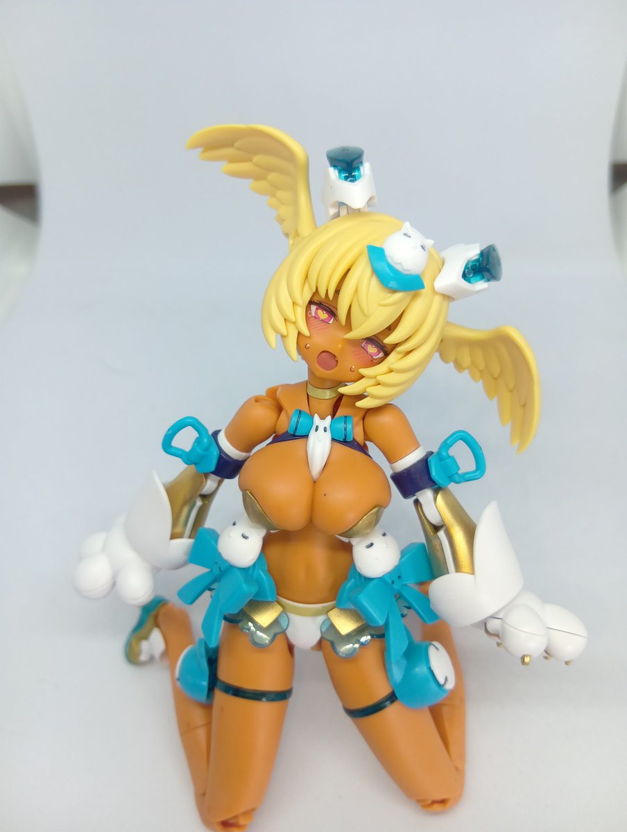 ZAM3gdgdbo2's tweet photo. #見てプラスキー
＃メガミデバイス
＃プニモフ

コスモード完成！後は武装だけですが。
部分塗装とスミ入れまで出来ました〰️ https://t.co/MeqKvwLIRL
