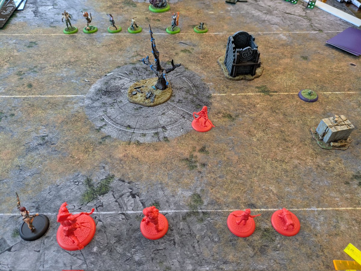 MikageWH's tweet photo. 一ヶ月ぶりのギルドボール
肉屋対錬金
キックが、あれー？
#ギルドボール
#guildball https://t.co/YUGii0sllj