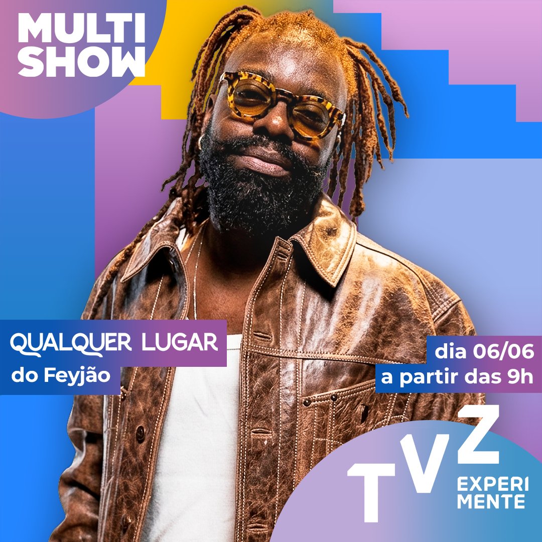 ARIPRENSA_'s tweet photo. - Se liga que o clipe de "Qualquer Lugar" do cantor @FeyjaoOficial estreia hoje (06) no programa TVZ Experimente do @multishow a partir das 9h. Não vai perder, hein?!

#TimeAriprensa #FeyjaoAriprensa #Ariprensa #Feyjao https://t.co/cFdqivx8CS