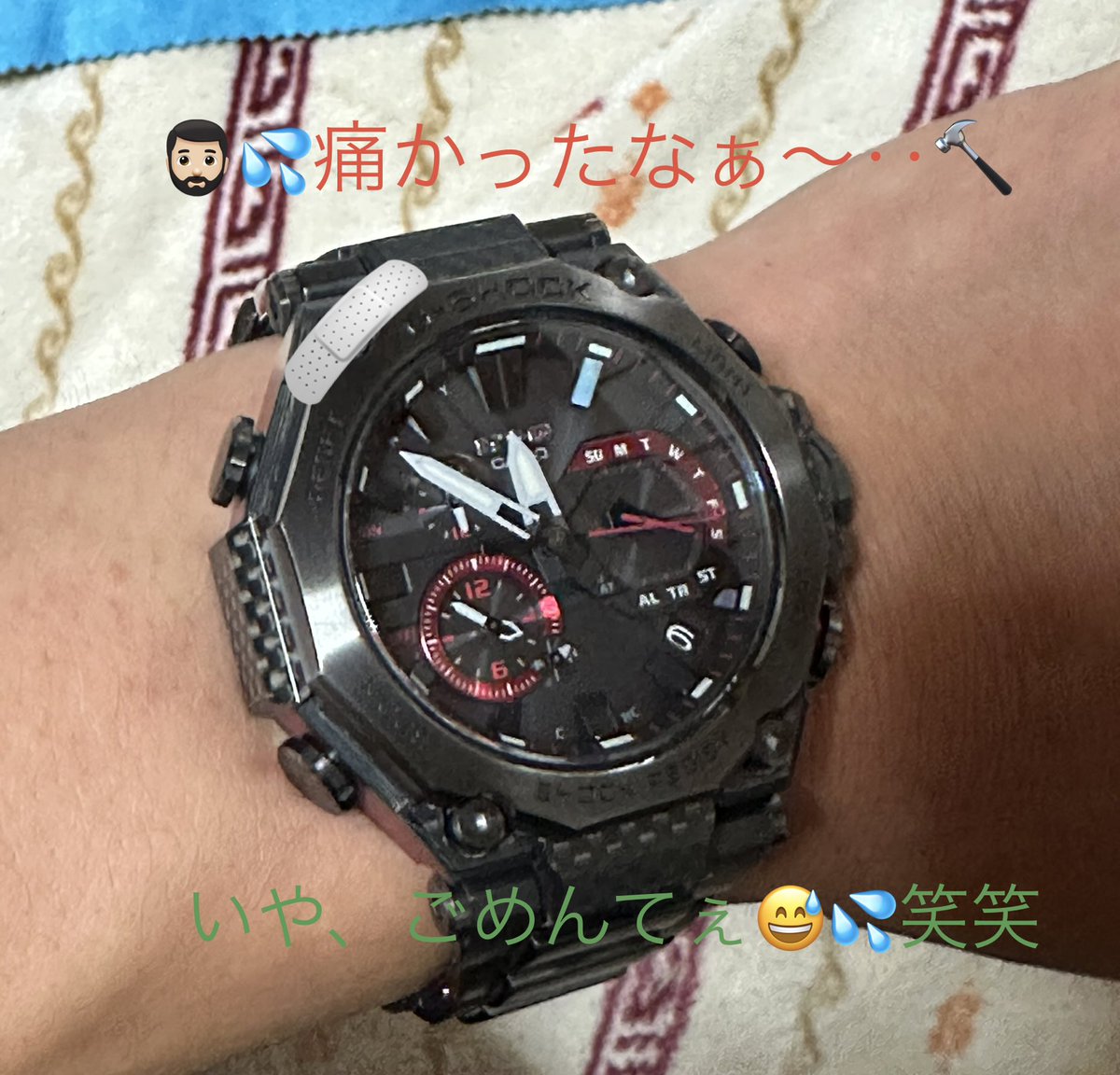 vbl53697's tweet photo. MTGの着け心地がう〜ん🤔🌀
しっくり来ないから‥再度コマ調整🔨😅
かなり手こずりましたが‥
無事コマ調整終了☑️😌✨ 
痛！🧔🏻‍♂️‥💢叩きすぎぃ❗️ https://t.co/6ec8nT8OH9