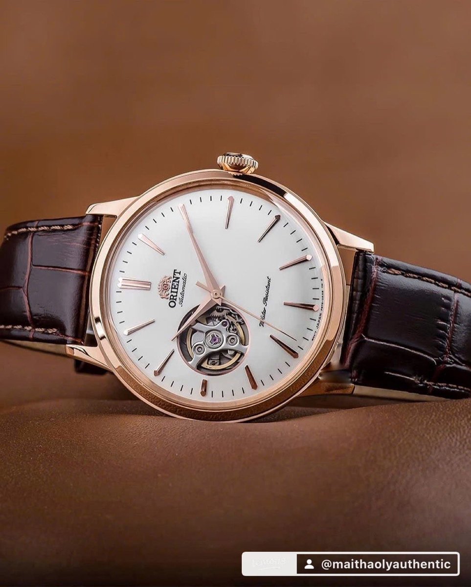 Maithaolyauth's tweet photo. ⌚  Orient Bambino Open-Heart Rose gold : RA-AG0001S10B  - Sự kết hợp hoàn hảo giữa Orient Bambino và ÉStem.
- Trái tim là bộ máy automatic F6T22
- Kính cứng cong lồi
- Size mặt 40,5mm
- Thân vỏ mạ vàng hồng PVD
- Chịu nước 30m
Lystoreus5250k https://t.co/KVpfxY0WGX