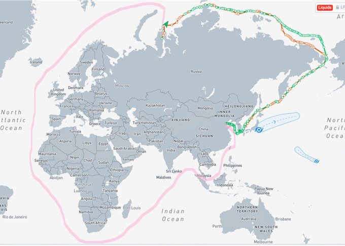 anasalhajji's tweet photo. 🔴In 25 days, Russia will officially open the northern route for navigation. 

💠Is that bullish or bearish for Oil and LNG prices (all other things being equal)?  I welcome your comments!

more info: https://t.co/mCP8Azng3W