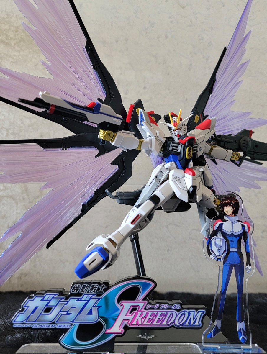 tarut00's tweet photo. ストライクフリーダム弐式🪽完成👏

「だけど...僕にも武器がある!!」

#ガンプラ https://t.co/yE7B4k27ZD