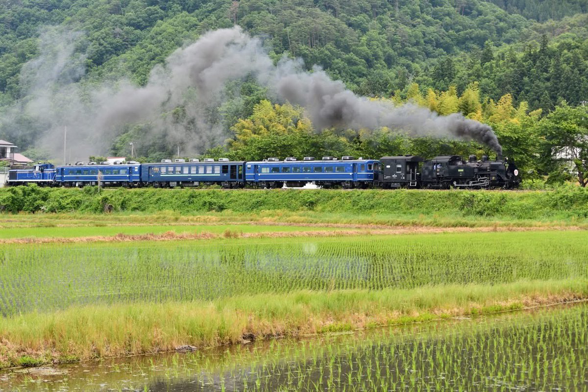 junjun97198996's tweet photo. SL土津試運転
上り下りの違い https://t.co/o3OOP5qFzd
