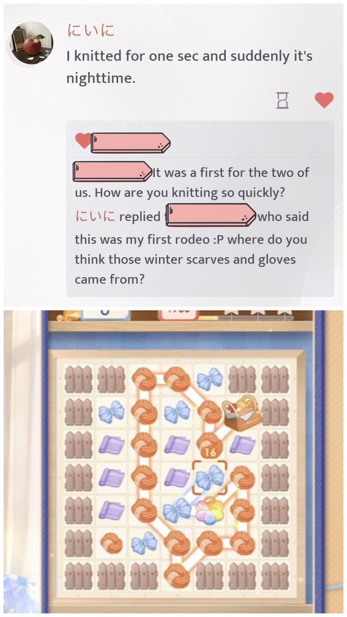 wearysparrows's tweet photo. remember how Caleb used to knit for us? i love that we’re getting this callback with treasured threads. his little knitting box! https://t.co/rdu9hVHA2a