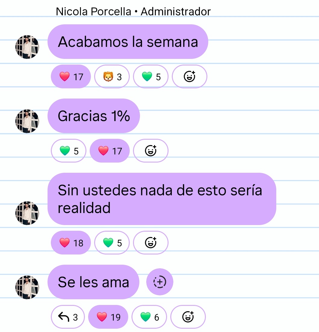 Gwen_zaga's tweet photo. Guapo, verte hacer lo que más te gusta, en un programa como el que te vió nacer y donde estás cumpliendo un sueño, me da mucho orgullo y felicidad, y deseo que estés disfrutando al máximo este proyecto, y que te de el éxito que mereces 💚🫶

#NicolaPorcella https://t.co/hg6yEgpMQp
