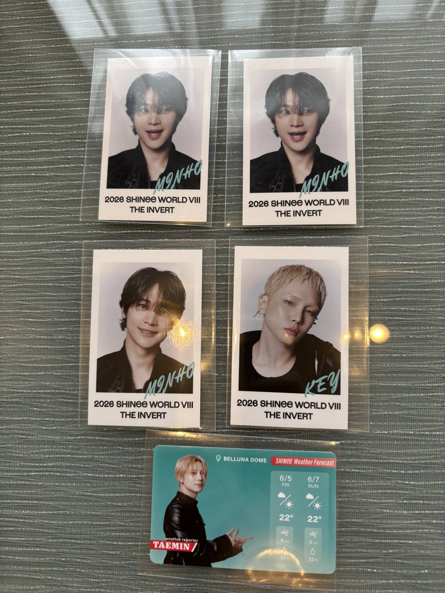 yonew34's tweet photo. 【交換】SHINeeランダムフォト
（求）オニュ
（譲）ミノ、キー、テミン
※スペシャルカードはスペシャルカードとの交換
6/7（日）ベルーナドーム会場にて交換できる方がいらっしゃいましたらご連絡よろしくお願いいたします。 https://t.co/s5gdgo3oFs