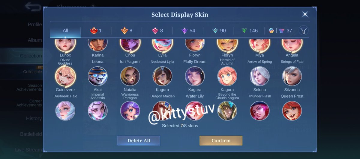 kittystuv's tweet photo. sekalian wts akun ml guejh, udah bosen main jier 🧍🏻‍♀️
akun pribadi, skin lylia sama digidaw lengkap. akun ciwi bgt 🤟🏻 https://t.co/2Bh1LZvUAz