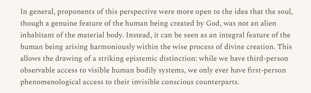 aPocemuchka's tweet photo. @RamonIHarvey @oasis_wisdom interesting article. I'm curious why the Aristotelian perspective (rather than the heavily Platonic Aristotle) doesn't get a mention - esp since it is quite similar to the view here. The soul as the perfection and form of a body, not alien to a separate substance. https://t.co/qhaKPosROy