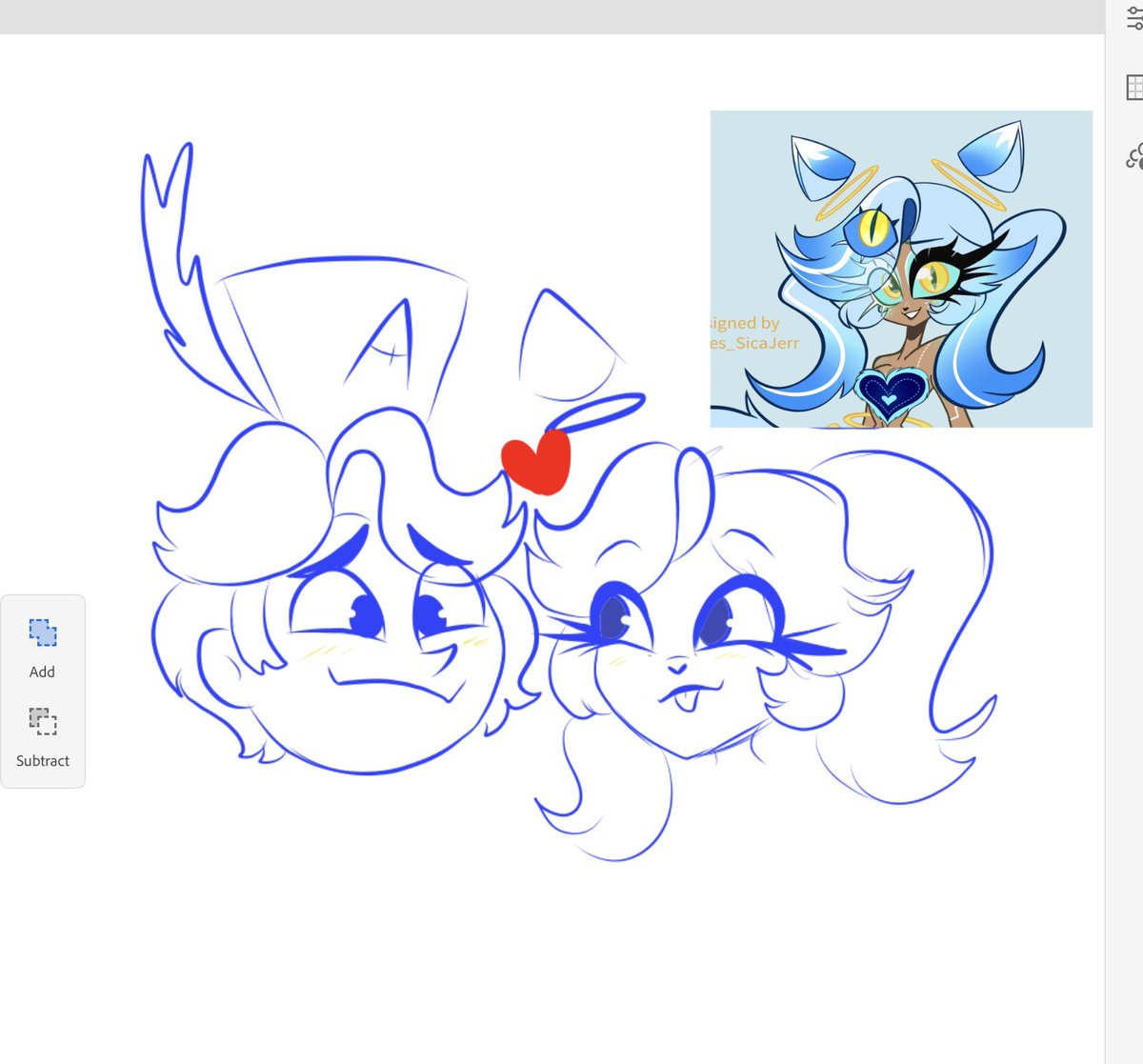 wendy321rs's tweet photo. Quick doodle of my newest angel OC and Abel

Sweetest guys deserve the most love🥰

#hazbinhotel https://t.co/1f8jt2ul4Z