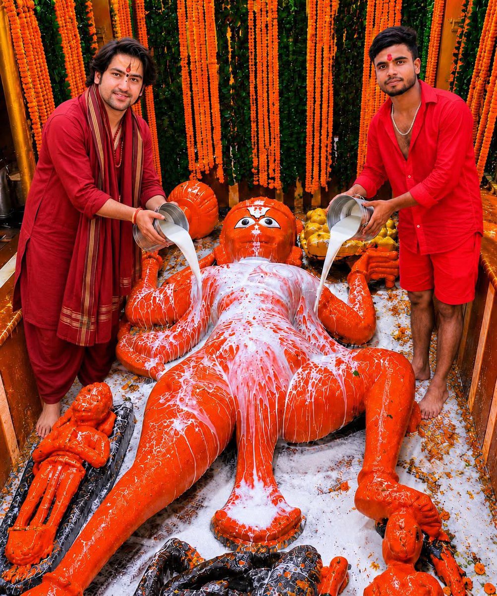 bhumidixit__'s tweet photo. जय श्री राम - श्री बड़े हनुमान मंदिर संगम प्रयागराज https://t.co/sZX9R1nPYQ