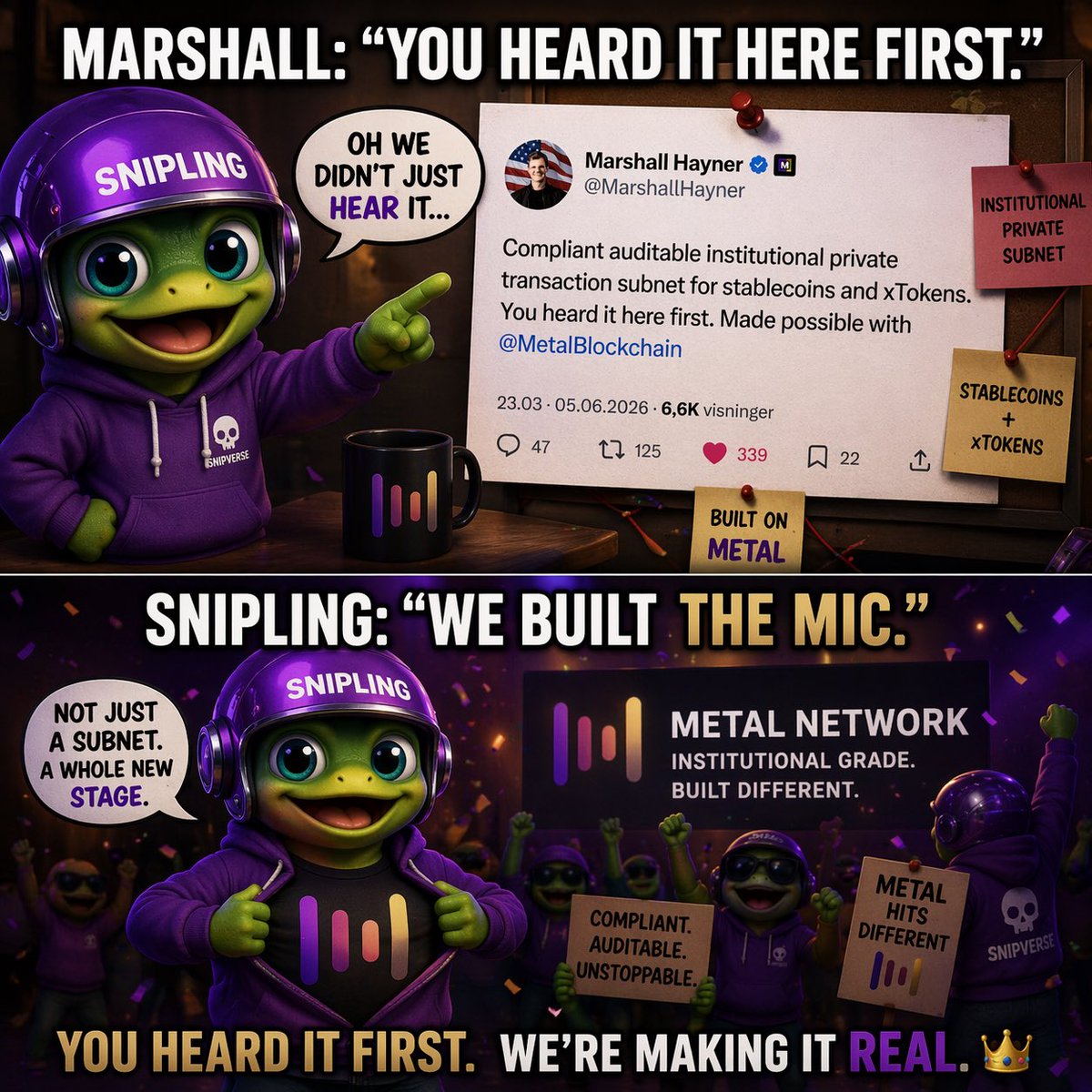 Sniplingxpr's tweet photo. @MarshallHayner @MetalBlockchain https://t.co/gzl2eJD1bo