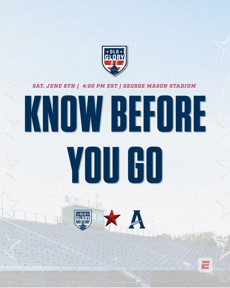 OldGloryDC's tweet photo. Last one, best one. 💪🇺🇸

With playoff tension in the air, we need every fan in the stands for a special match day, honoring the Franco-American Salute and military appreciation day. 

@usmlr | #MLR2026

#Militaryappreciation #OldGloryDC #DCSports https://t.co/cpBKeH7Oti