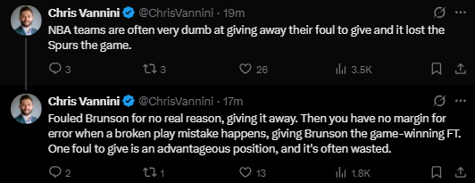 BotWithABeard's tweet photo. @RealMamaEagle this should rent space in spurs coaches heads for the rest of the series. https://t.co/Xuv4Sif2xX
