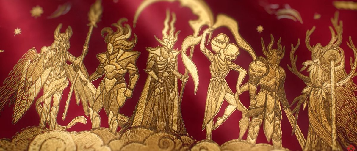 SatyrVT's tweet photo. Dwayna, Abaddon, Dhuum, Lyssa, Balthazar, Melandru?

So this takes place nearly 1000 years before Guild Wars 1? https://t.co/mjC6UAjDGu