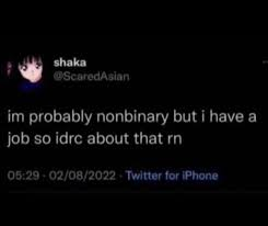 sandbinalover's tweet photo. i am late to the lgtv pride month pfp sorry guys i forgot bc i am too busy #jobbing https://t.co/8gBIBRNcb6