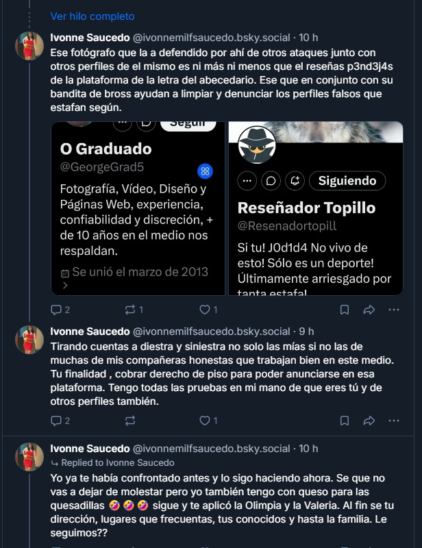 GeorgeGrad5's tweet photo. @Resenadortopill Saludos mi buen, según esta persona desquiciada y amargada por la vida, dice que tú y yo somos la misma persona; dice que tiene pruebas bueno que si las tiene que las demuestre, y si no pues se puede proceder de alguna otra forma por difamar. https://t.co/TTniBEH9db