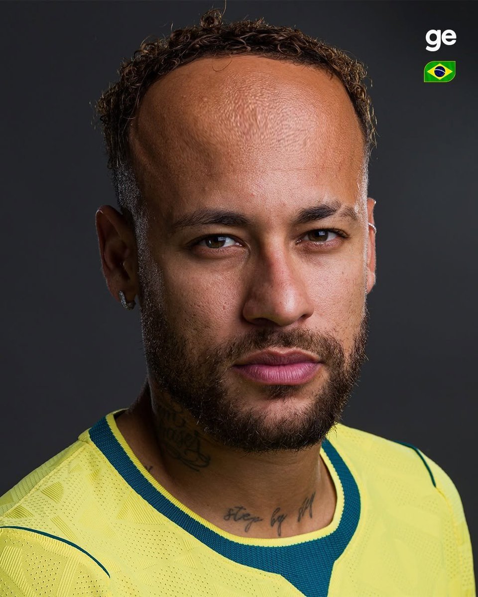 ApenasWalter's tweet photo. Divulgada a foto oficial da FIFA de Neymar Jr. para a Copa do Mundo de 2026. O que acham? https://t.co/GNLOMkW3uc