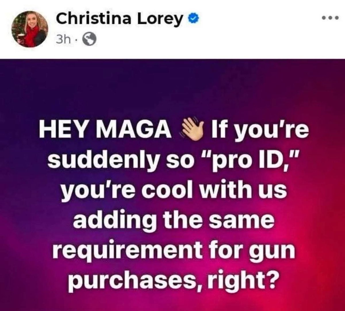 Maga4liberty's tweet photo. What's your response? https://t.co/ZCGmKeSJGx